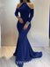 Elegant Halter Mermaid Floor Length Prom Dress,SWS2522