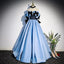 Elegant Strapless Sleeveless A-line Floor Length Prom Dress,SWS2176