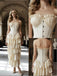 Vintage Sweetheart Ruffles Sleeveless A-Line Long Prom Party Dress,SWS2607