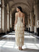Vintage Sweetheart Ruffles Sleeveless A-Line Long Prom Party Dress,SWS2607