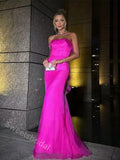 Azalea Strapless Sleeveless Mermaid Long Floor Length Prom Dress,SWS2337