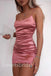 Sexy Scoop Sleevelless Sheath Short Mini Homecoming Dress, BTW374