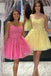 Elegant Sleevelless A-line Short Mini Homecoming Dress, BTW372