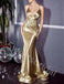 Sexy Spaghetti straps V-neck  Sleeveless Mermaid Long Prom Dress,SW1999