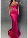 Charming Sweetheart Sleeveless Mermaid Long Prom Dress,SWS2099