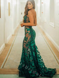 Sexy Sweetheart Sleeveless Mermaid Long Prom Dress,SWS2115