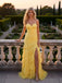 Cute Ruffles Sweetheart Side Slit Mermaid Floor Length Prom Party Dress,SWS2575