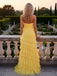 Cute Ruffles Sweetheart Side Slit Mermaid Floor Length Prom Party Dress,SWS2575