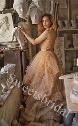 Elegant V-neck Sleeveless Mermaid Long Prom Dress,SW1937