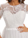 Lvory A-Line Floor-length applique Long Sleeves Handmade Lace Wedding Dressess,DB0178