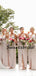 Simple Sexy V-neck Spaghetti Strap Slit Party Dresses Bridesmaid Dresses, SW1101