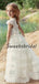 Lovely Round Neck Sleeveless A Line Tulle Flower Girl Dresses，GTE2136