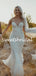 Charming Sweetheart Mermaid Sleeveless Tulle Lace Long Wedding Dresses,WD1152