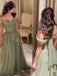 Elegant Sweetheart Off shoulder A-line Prom Dresses,SW1779