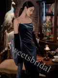 Elegant Square Sleeveless Mermaid Long Prom Dress,SW1944