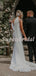 Pretty Vintage Mermaid Open Back Long Wedding Dresses Evening Dresses,WD1140