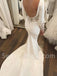 Elegant Long sleeves Side slit Mermaid Lace applique Wedding Dresses,DB0289