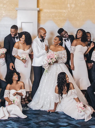 Sweetheart Off shoulder Elegant Simple Long Mermaid Dressess, SWE1373