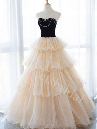 Elegant Sweetheart Sleeveless A-line Prom Dresses,SW1776