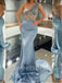 Sexy One-shoulder Sweetheart Mermaid Prom Dresses ,,SW1360