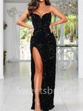 Sexy Sweetheart Side slit Mermaid Prom Dresses ,SW1362