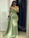 Sexy Off shoulder Sleeveless Mermaid Prom Dresses,SW1820