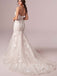 Sexy Sweetheart Mermaid Lace applique Wedding Dresses, DB0237