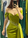 Elegant Off shoulder Sleeveless A-line Prom Dresses,SWW1733