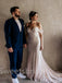 Simple Sweetheart Off-shoulder Mermaid Wedding Dresses, DB0249