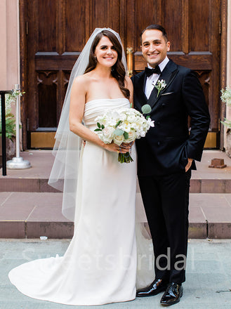 Simple Sweetheart A-line Wedding Dresses,  DB0226