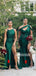 Mismatched Emerald Green Gold Mermaid Cheap Bridesmaid Dresses Online,SW1266