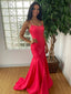 Sexy Spaghetti Strap Mermaid Sleeveless Long Prom Dresses.SW1201