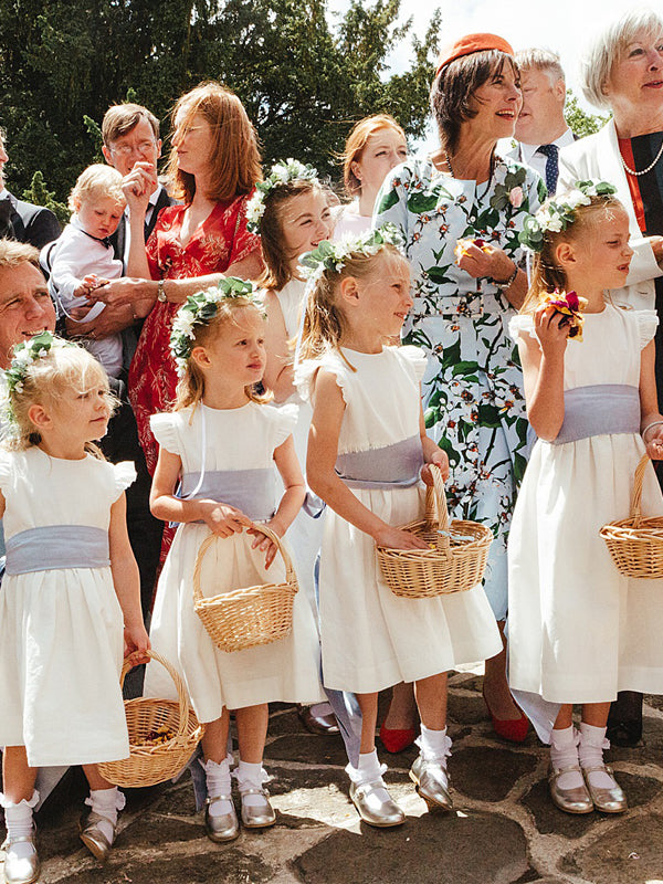 Lovely Round Neck Sleeveless A Line Flower Girl Dresses，GTE2130