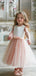 Lovely Round Neck Sleeveless A Line Tulle Flower Girl Dresses，GTE2131