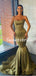Spaghetti Strap Mermaid Satin Simple Long Evening Prom Dresses, PD0034