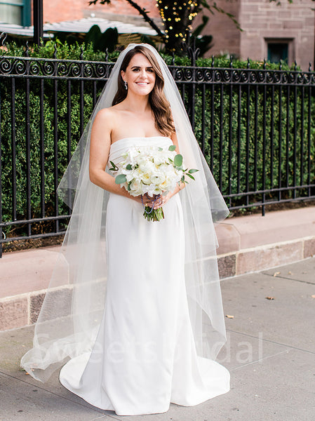 Simple Sweetheart A-line Wedding Dresses,  DB0226