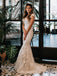 New Arrival V-neck Mermaid Simple Lace Wedding Dresses, WG202