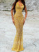 Sexy V-neck Sleeveless Mermaid Prom Dresses, SW1365