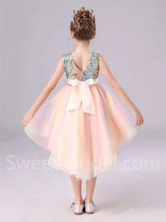 Beautiful Sleeveless Tulle A Line FlowerGirl Dresses, FGS0036