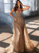 Popular Mermaid Sparkly Seuin Beading Charming Prom Dresses.SW1283