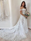 Lovely Sweetheart A-line Appliques Long Wedding Dresses, WG212