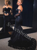 Sexy Off shoulder Sweetheart Mermaid Prom Dresses,SW1822