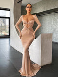 New Arrival Queen Anna Neck Mermaid Evening Party Prom Dresses,SW1134