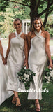 Cheap Simple Sleeveless Short Bridesmaid Dresses Online,SWE1197