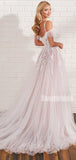 Newest Spaghetti Straps A-line Tulle Long Wedding Dresses, WG214