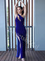 Sexy One shoulder Side slit Sheath Prom Dresses,SW1757