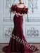 Elegant Off shoulder Strapless Mermaid Long Prom Dress,SW1962