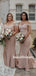 Mermaid Off-shoulder Simple Long Bridesmaid Dresses Online,SWE1198