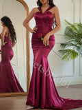 Elegant Sweetheart Sleeveless Mermaid Prom Dresses,SW1764