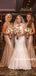 Mermaid Scoop Neck Sequin Long Bridesmaid Dresses Online,SWE1199